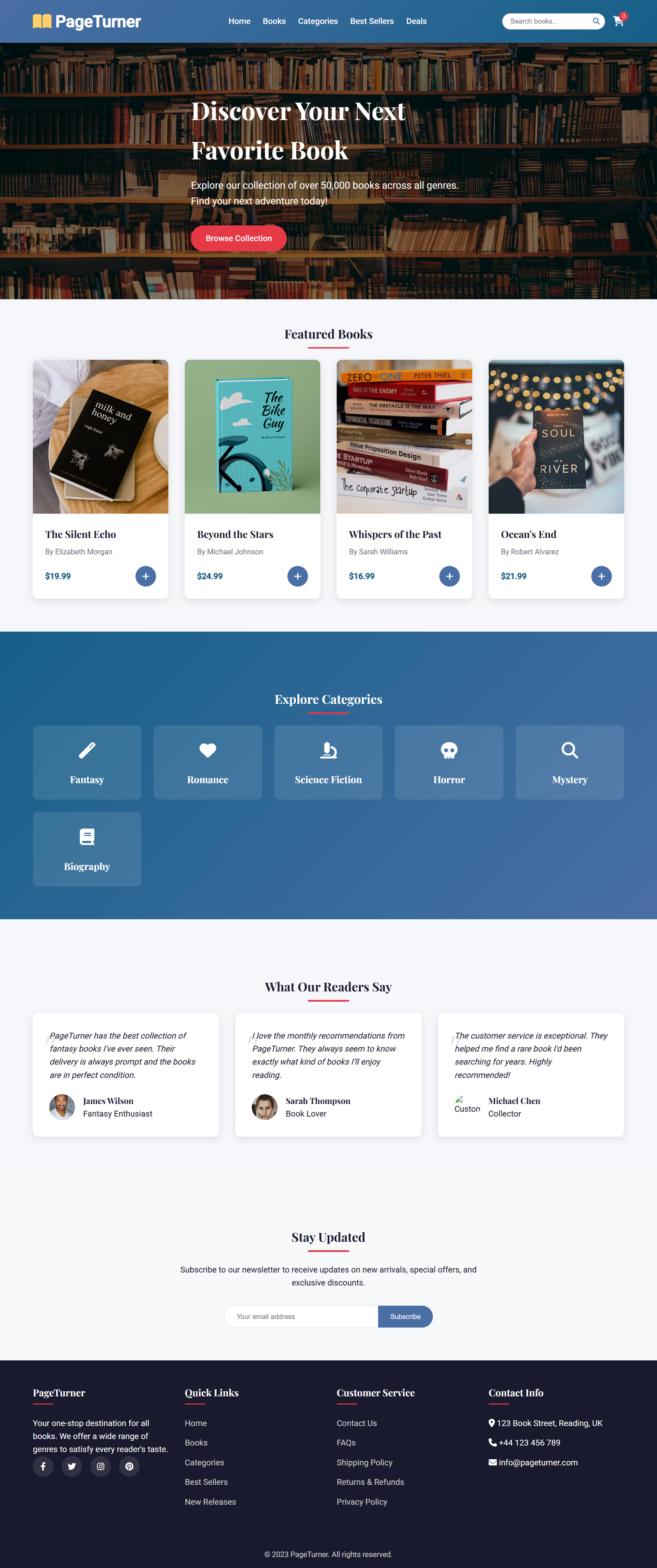 PageTurner | Discover Your Favorite Book